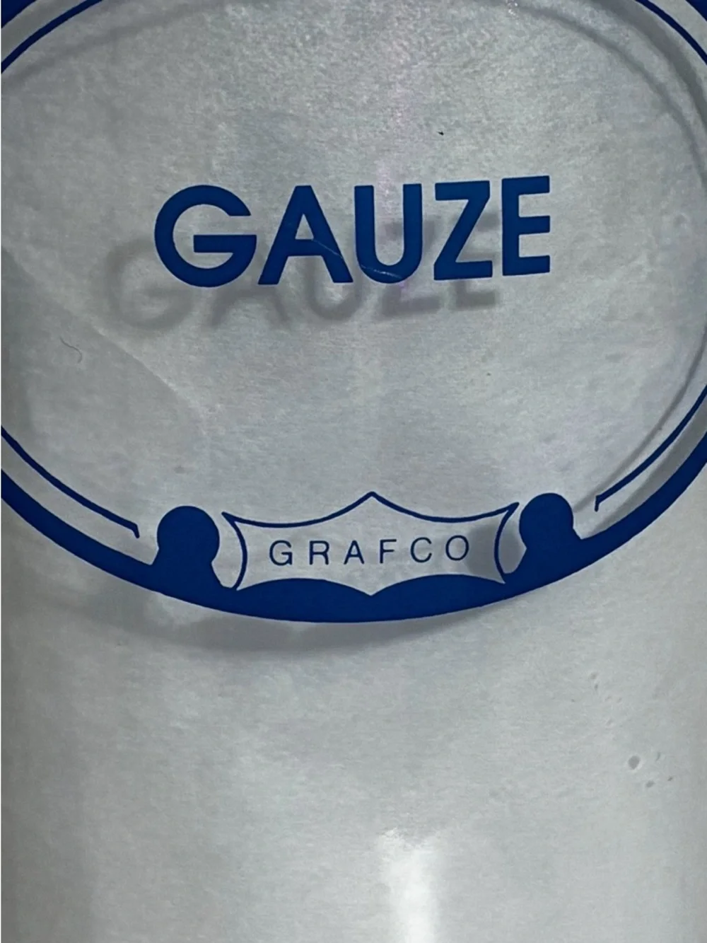 Vintage Glass Apothecary Grafco Gauze Jar Ex Condition 7”x4.5”